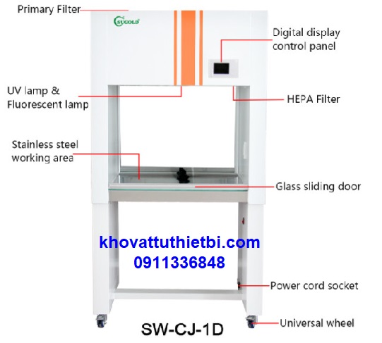 Tủ cấy vi sinh Sugold SW-CJ-1FD